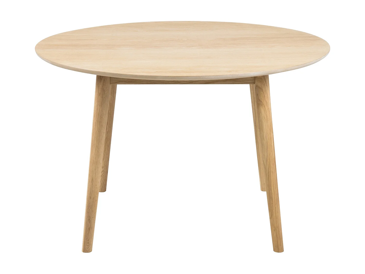 Table ronde en bois clair L120 - NOGANA