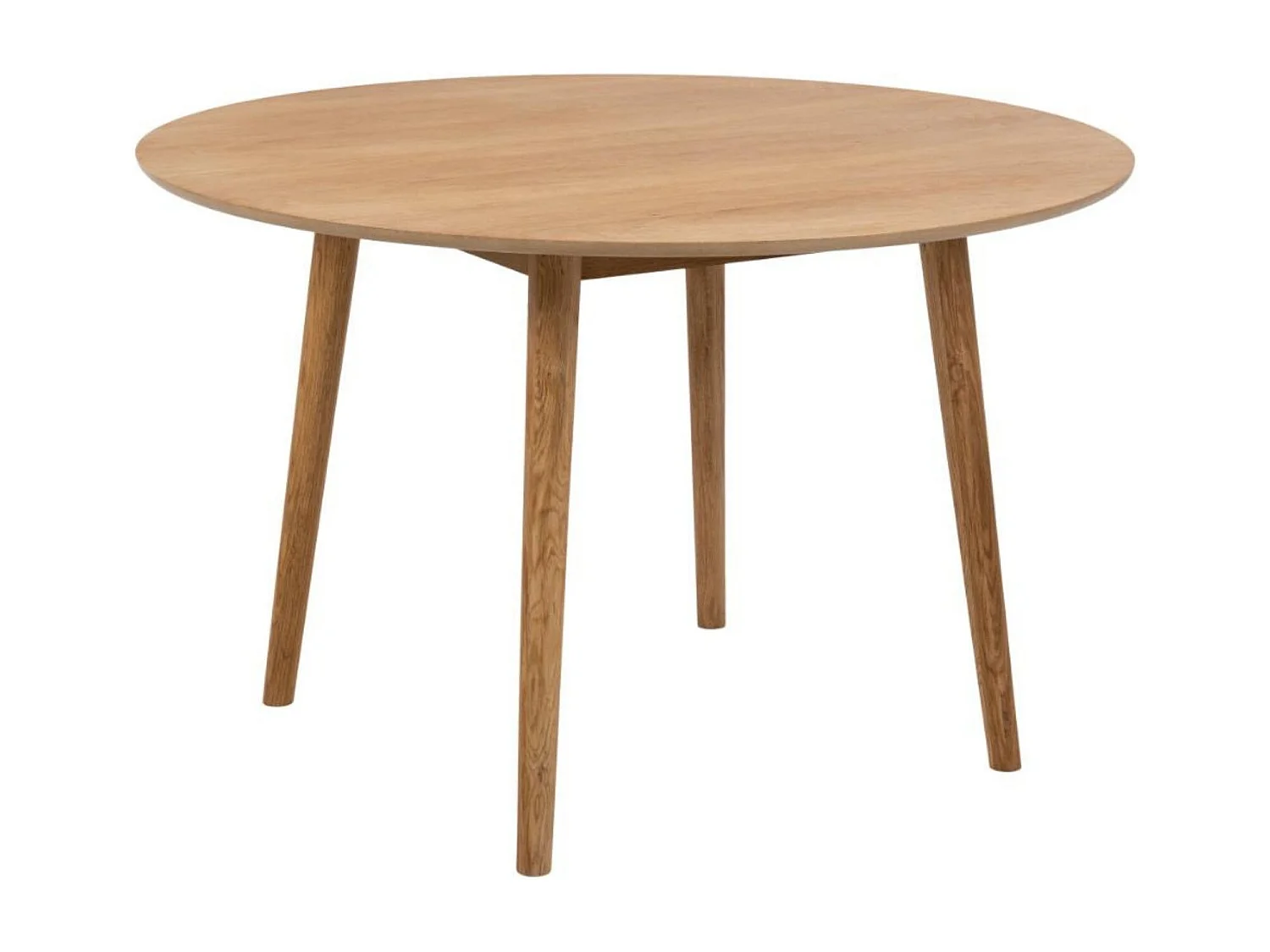 Table ronde en bois clair L120 - NOGANA