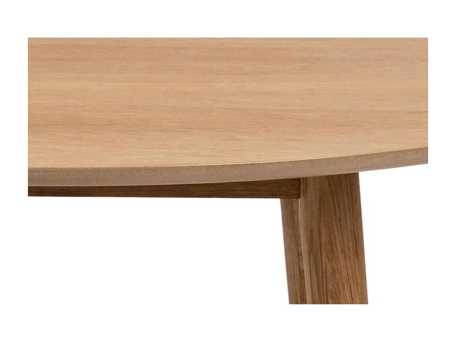 Table ronde en bois clair L120 - NOGANA