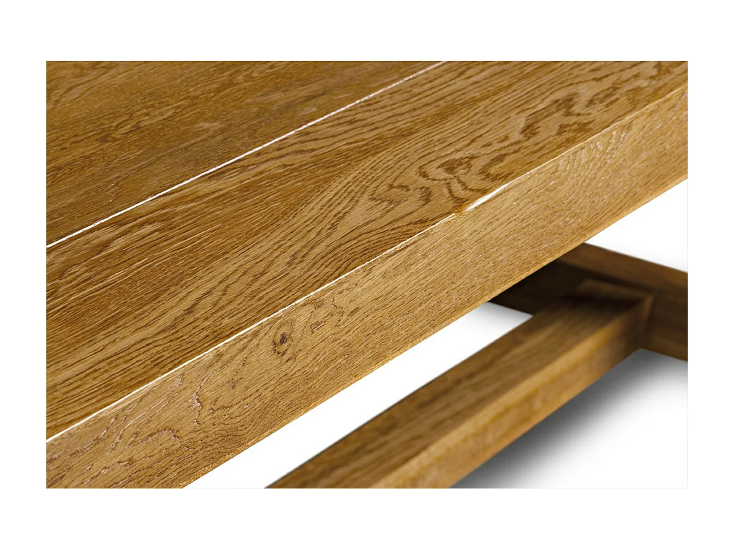 Table de ferme bois chêne massif L220 - LA BRESSE