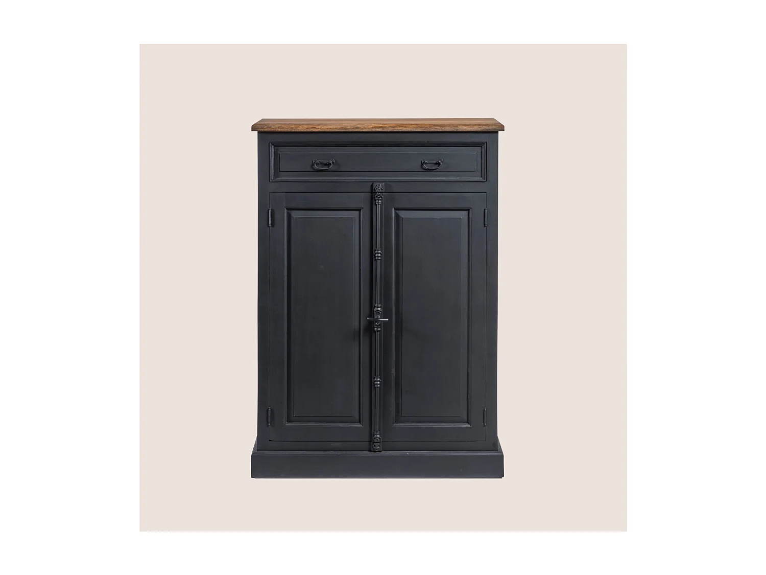 Buffet parisien en bois 2 portes 1 tiroir - DALILA