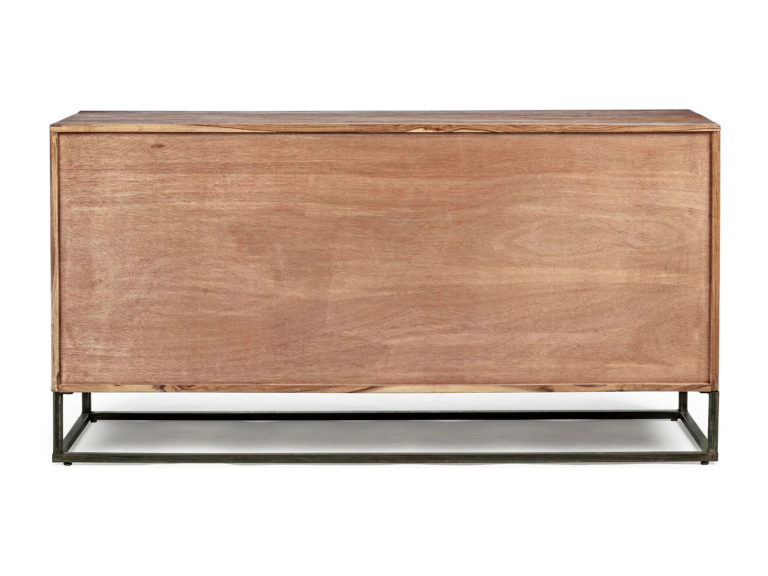 Buffet de salle à manger en acacia et en métal 3 portes L145 - ELEANOR