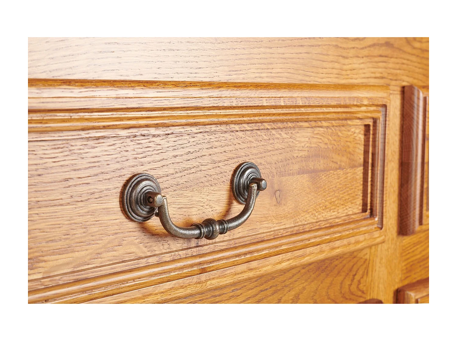 Bahut en chêne massif 4 portes et 4 tiroirs - LA BRESSE