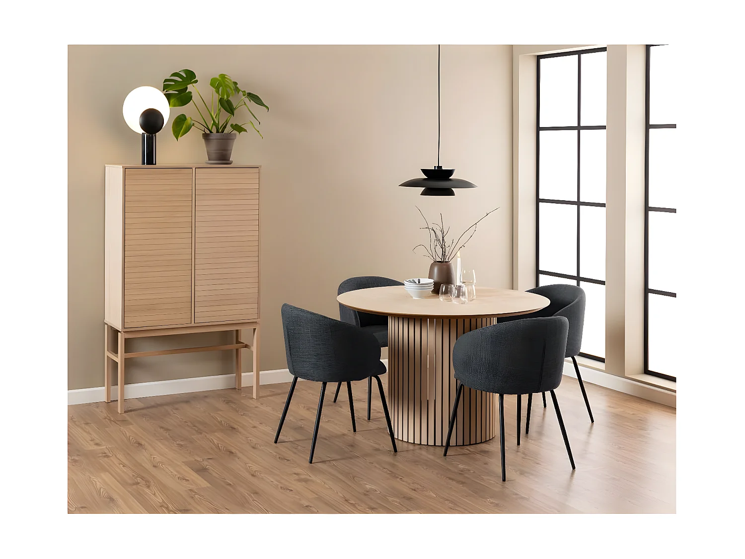 Buffet haut en chêne huilé - LIAC