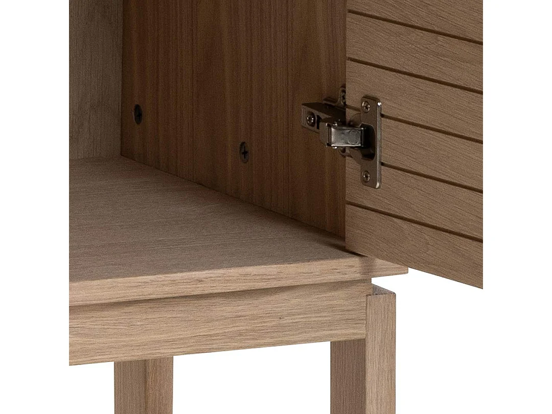 Linley Vitrinenschrank 2 Türen Eichenfurnier.