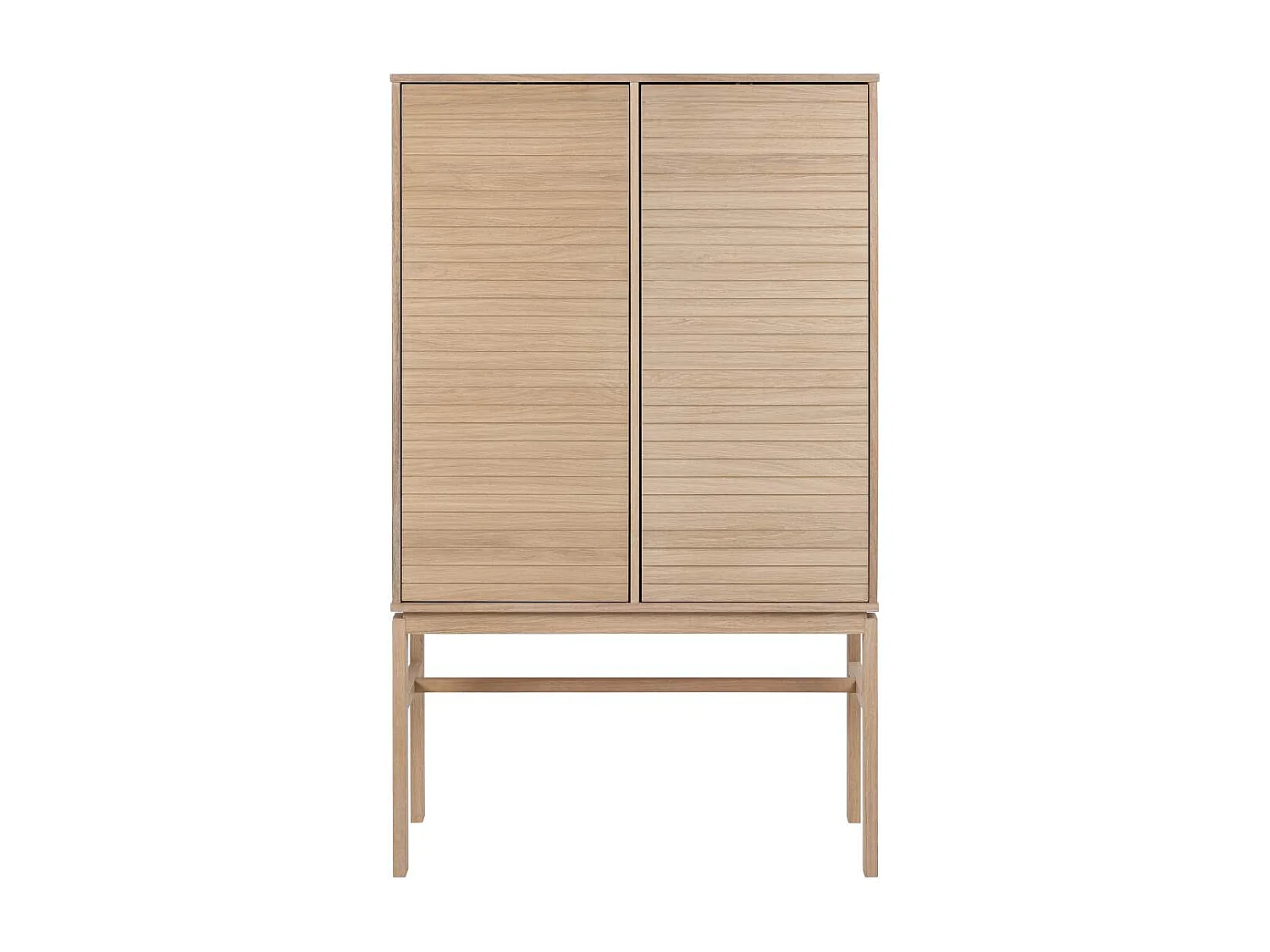 Linley citrine 2 portes plaqué chêne.