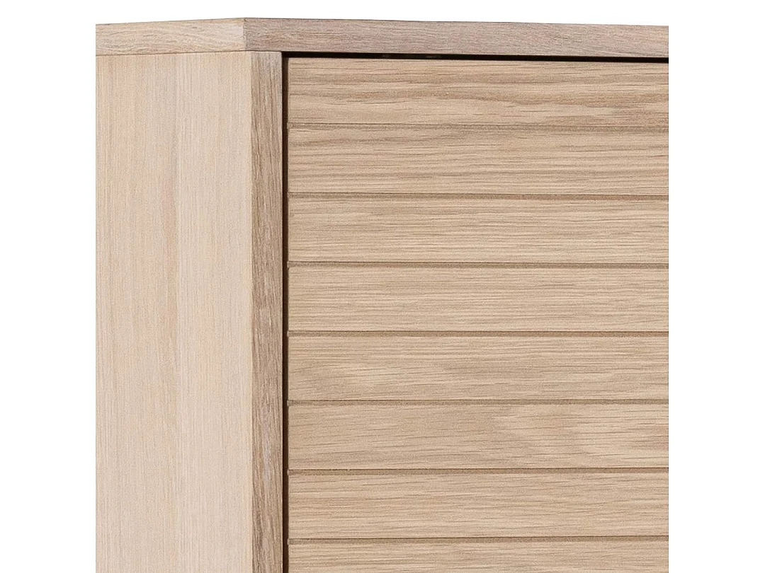 Linley citrine 2 portes plaqué chêne.