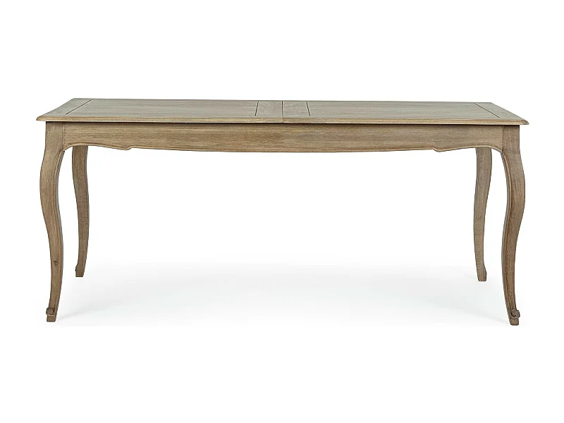 Table à manger rectangulaire extensible en bois 8/10 places L180/225 - GRACE