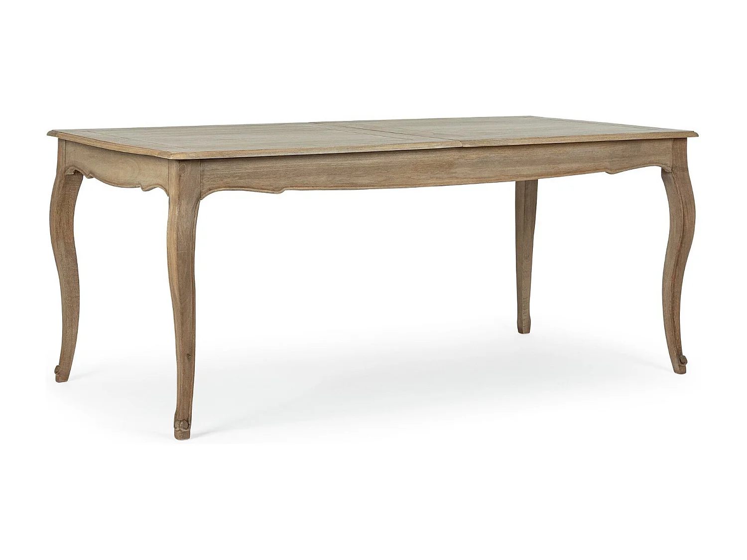 Table à manger rectangulaire extensible en bois 8/10 places L180/225 - GRACE