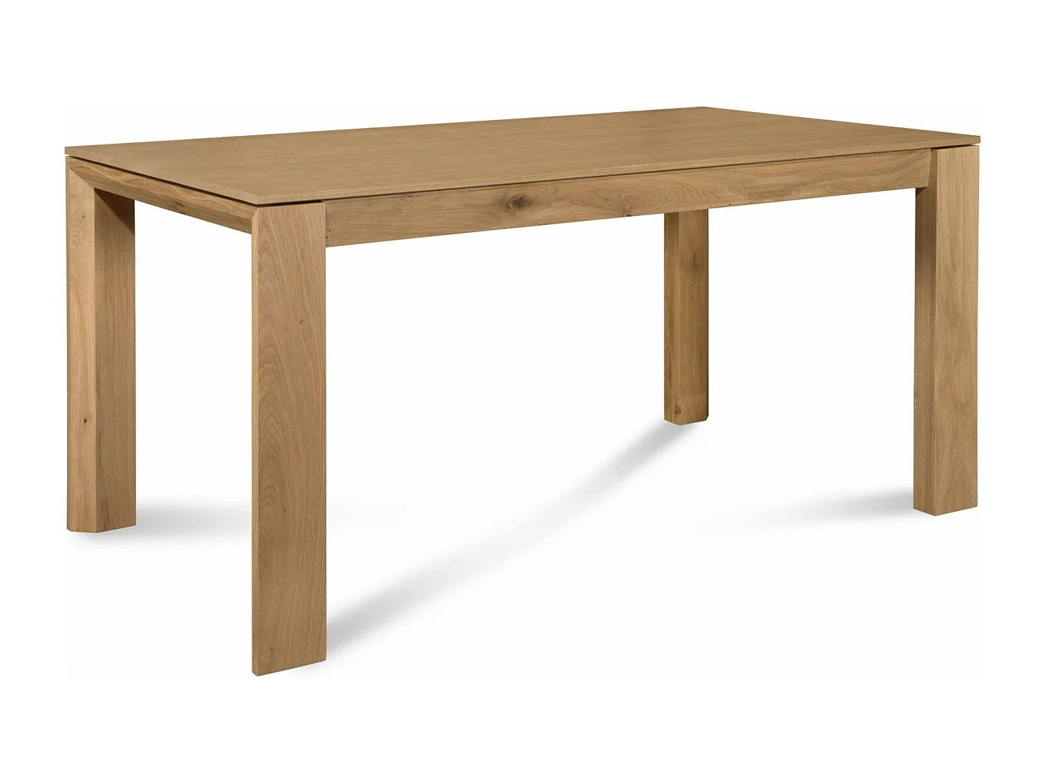 Table à manger extensible en chêne naturel L160/247 - FILIGRAME