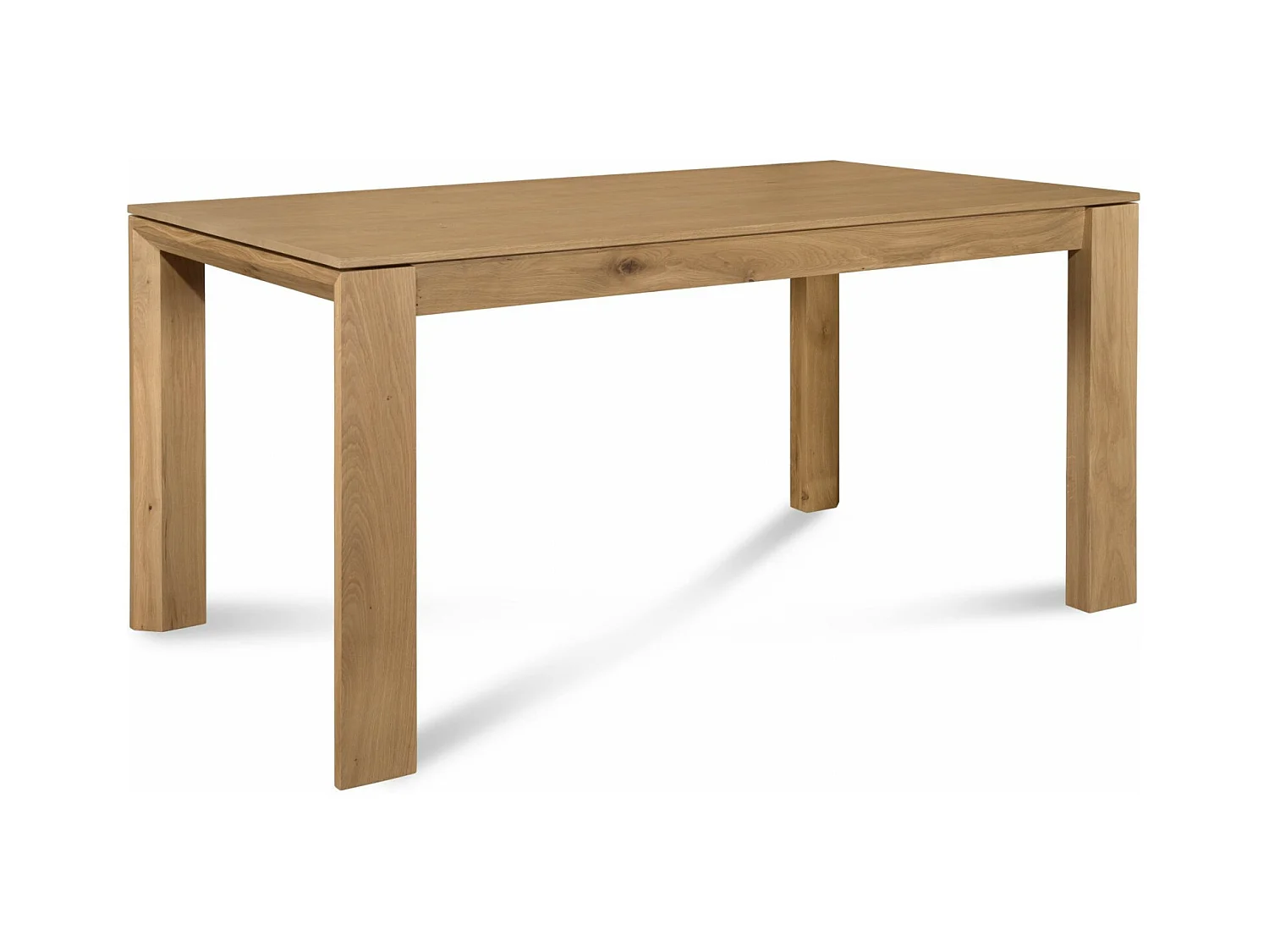 Table à manger extensible en chêne naturel L160/247 - FILIGRAME