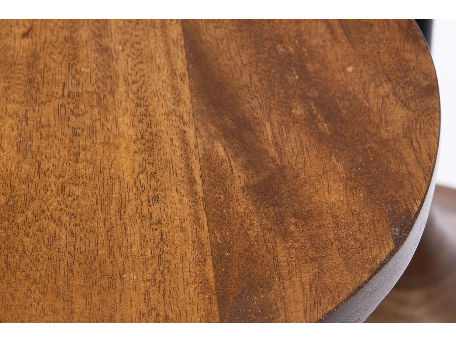 Bouts de canapés gigognes en manguier et métal D30 (set de 2) - GAIA