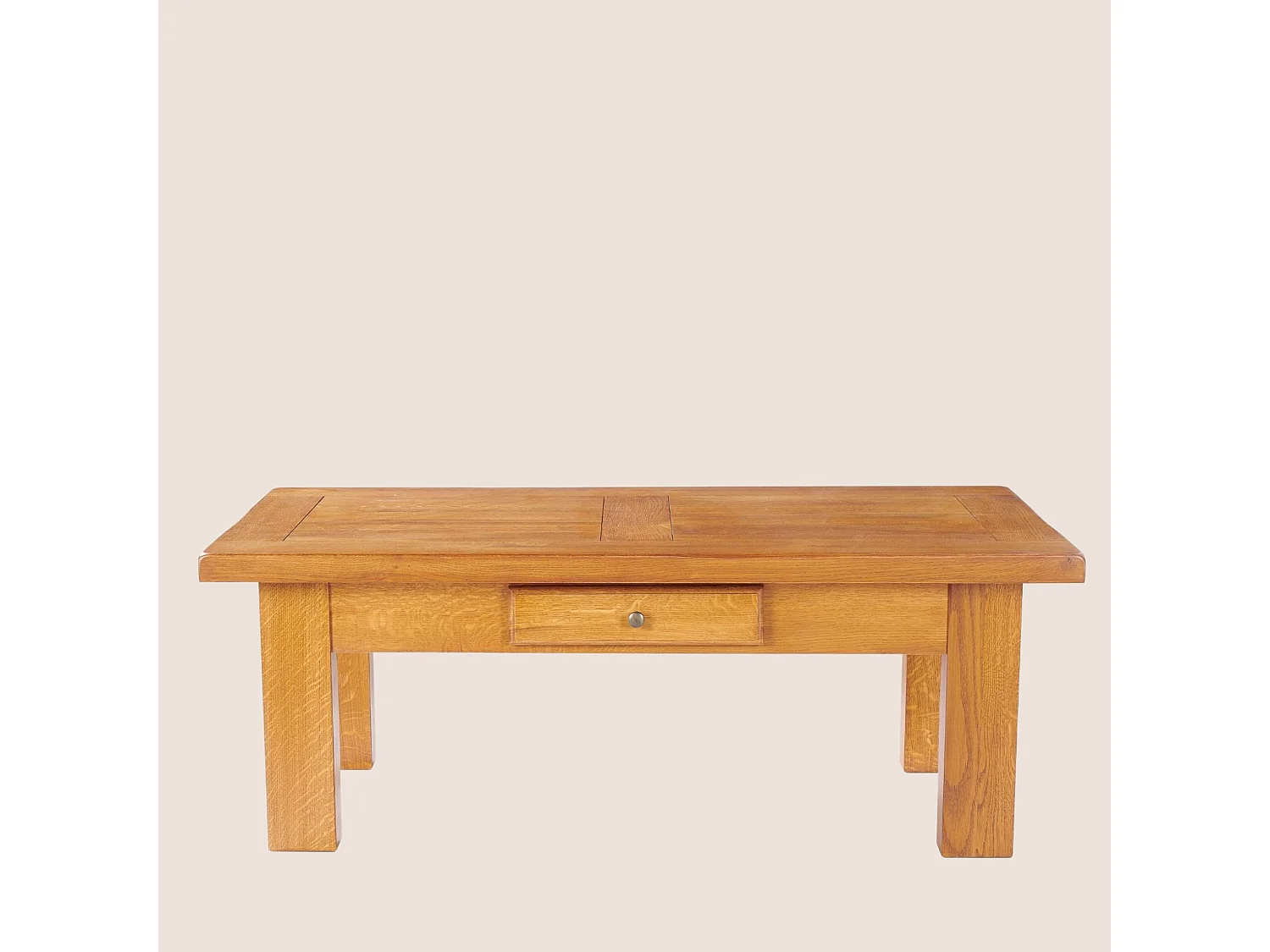 Table basse rectangle bois chêne massif - LA BRESSE