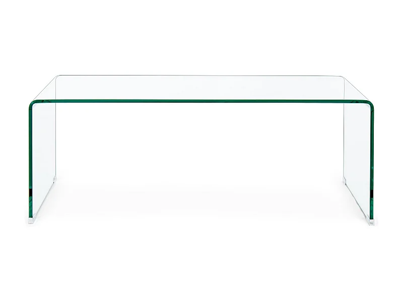 Table basse rectangulaire contemporaine en verre L120 - IDORA