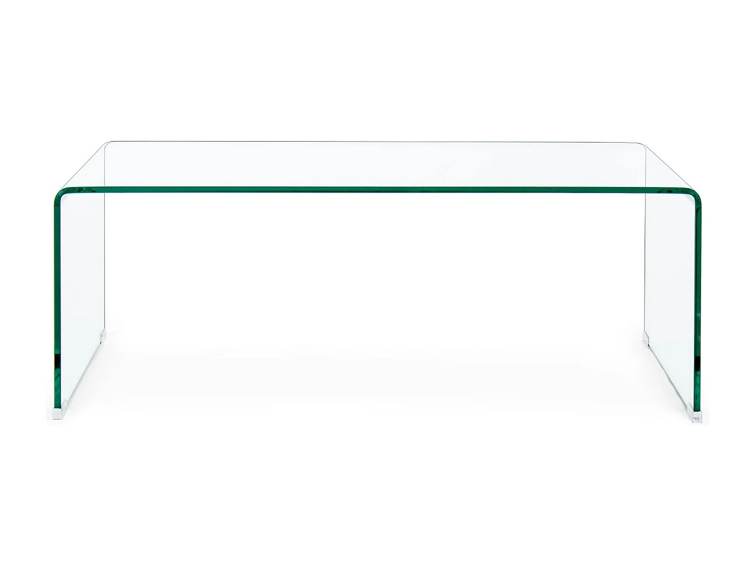Table basse rectangulaire contemporaine en verre L120 - IDORA