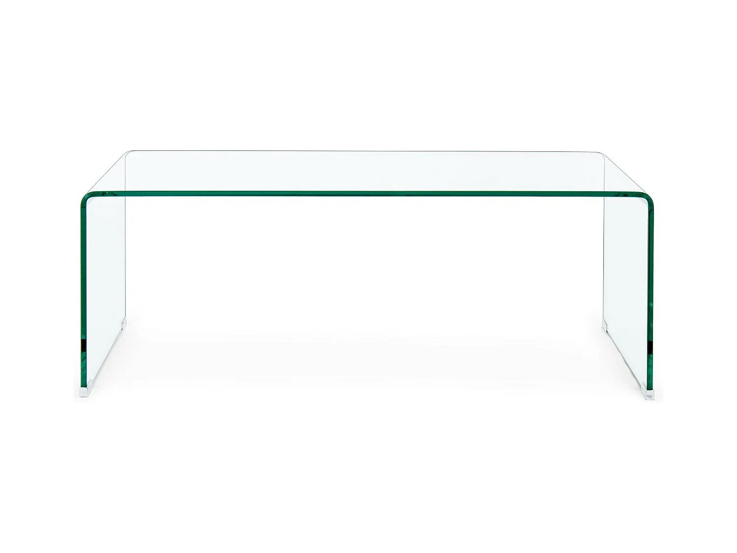 Table basse rectangulaire contemporaine en verre L120 - IDORA