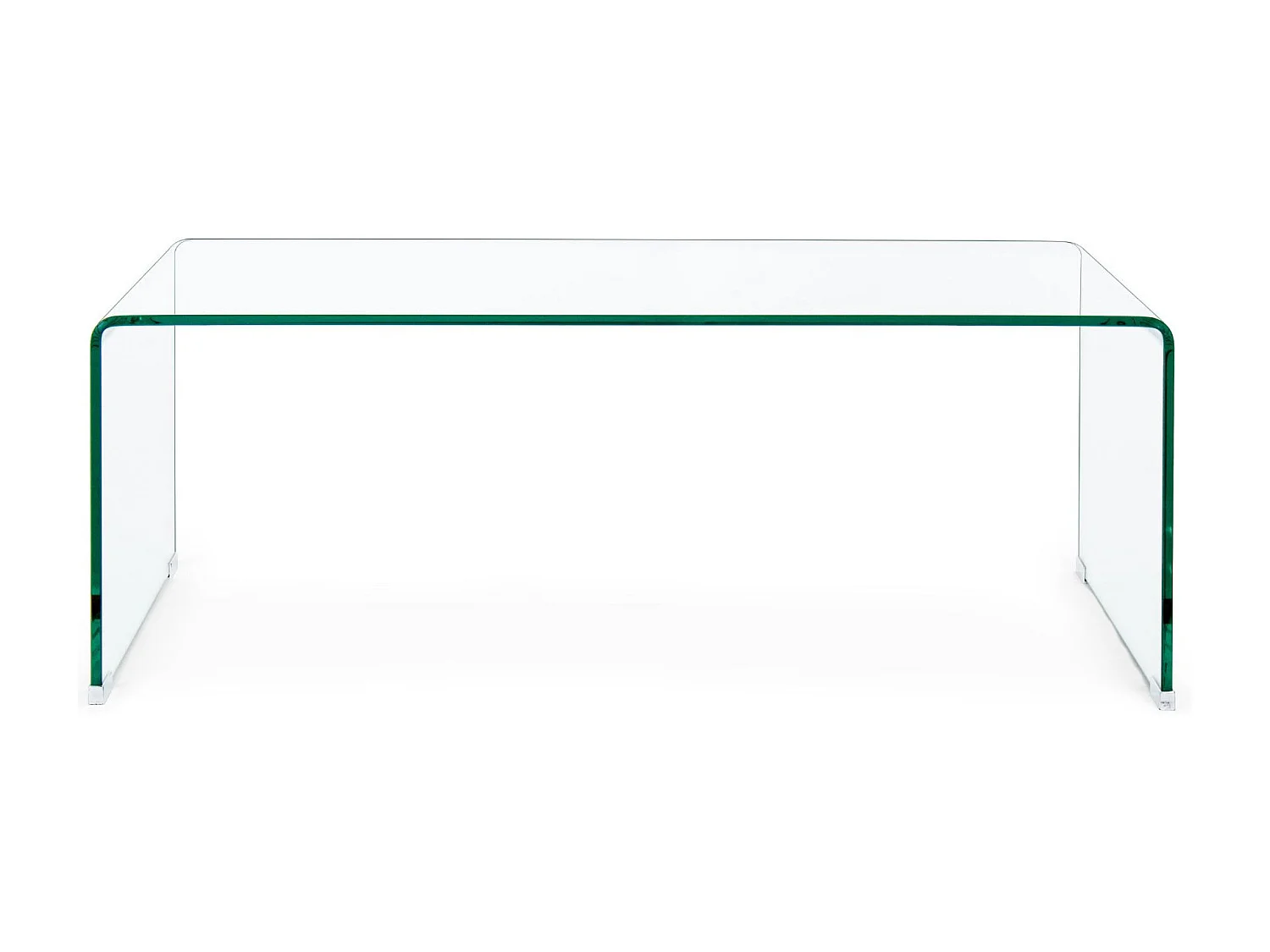 Table basse rectangulaire contemporaine en verre L120 - IDORA