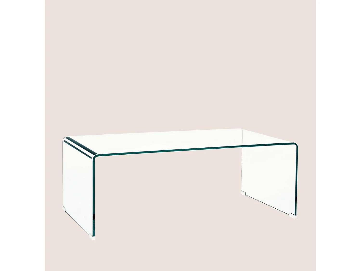Table basse rectangulaire contemporaine en verre L120 - IDORA