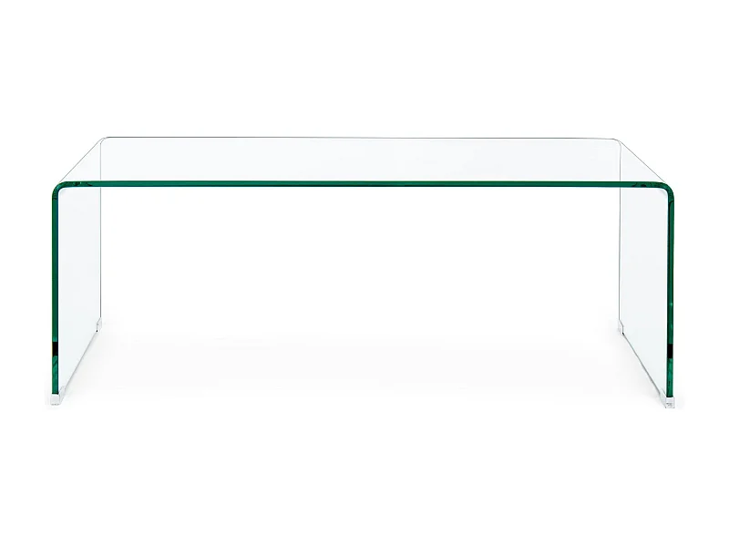 Table basse rectangulaire contemporaine en verre L120 - IDORA
