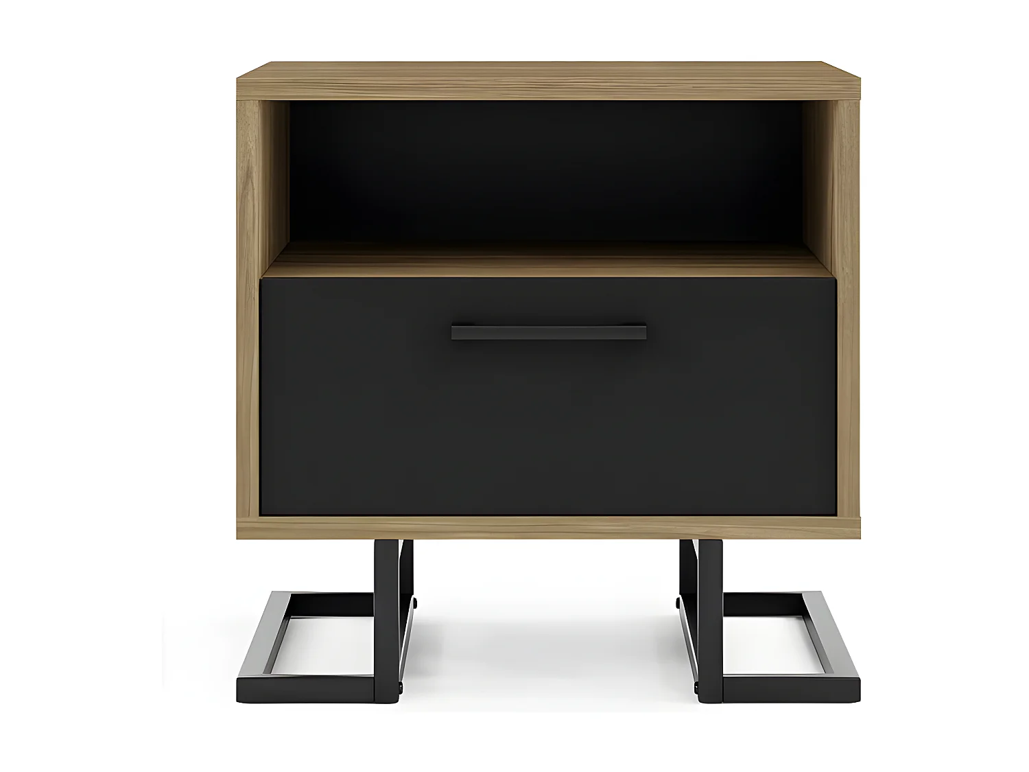 Nachtkastje Full Moon - Zwart - 50x45x50 cm - EPIKASA