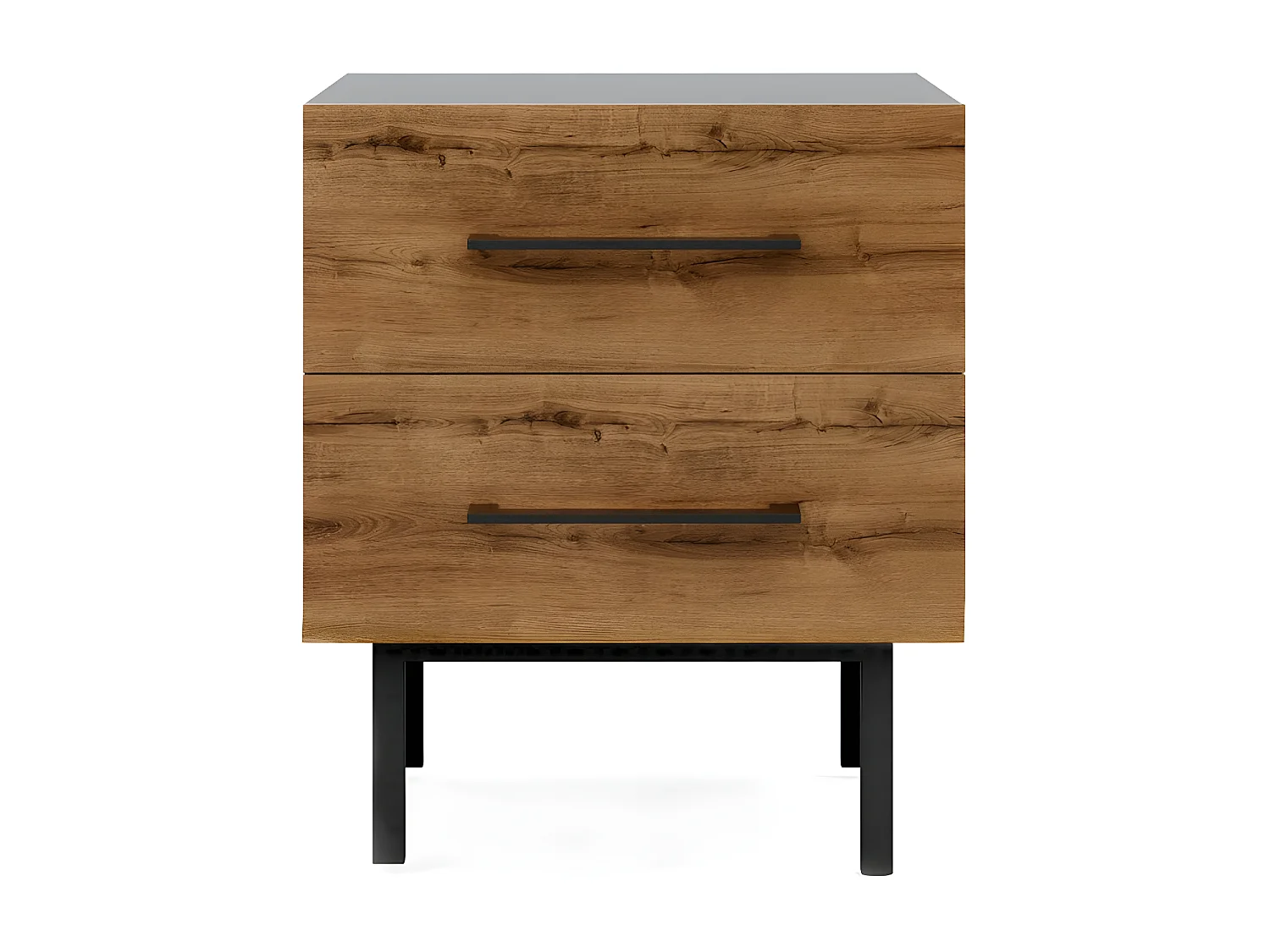 Mesa de Cabeceira Volga, Antracite, 43x38x50 cm, EPIKASA