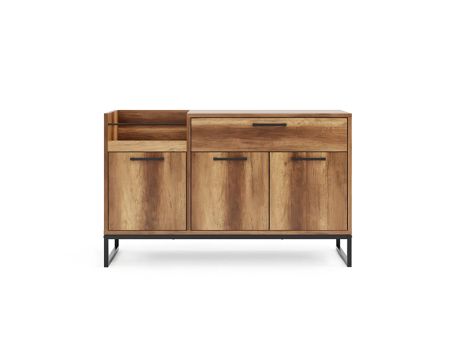 Multifunctionele Kast Yukon - Walnoot - 114,4x45x71 cm - EPIKASA