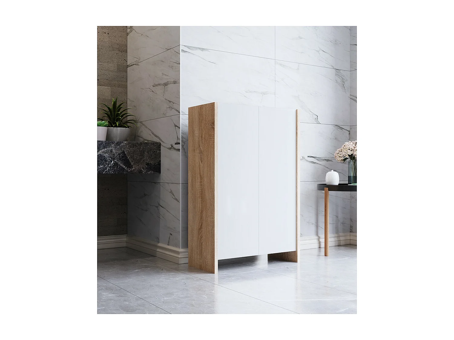 Armoire à Usages Multiples Cora, Sonoma, 60x28x90 cm, EPIKASA