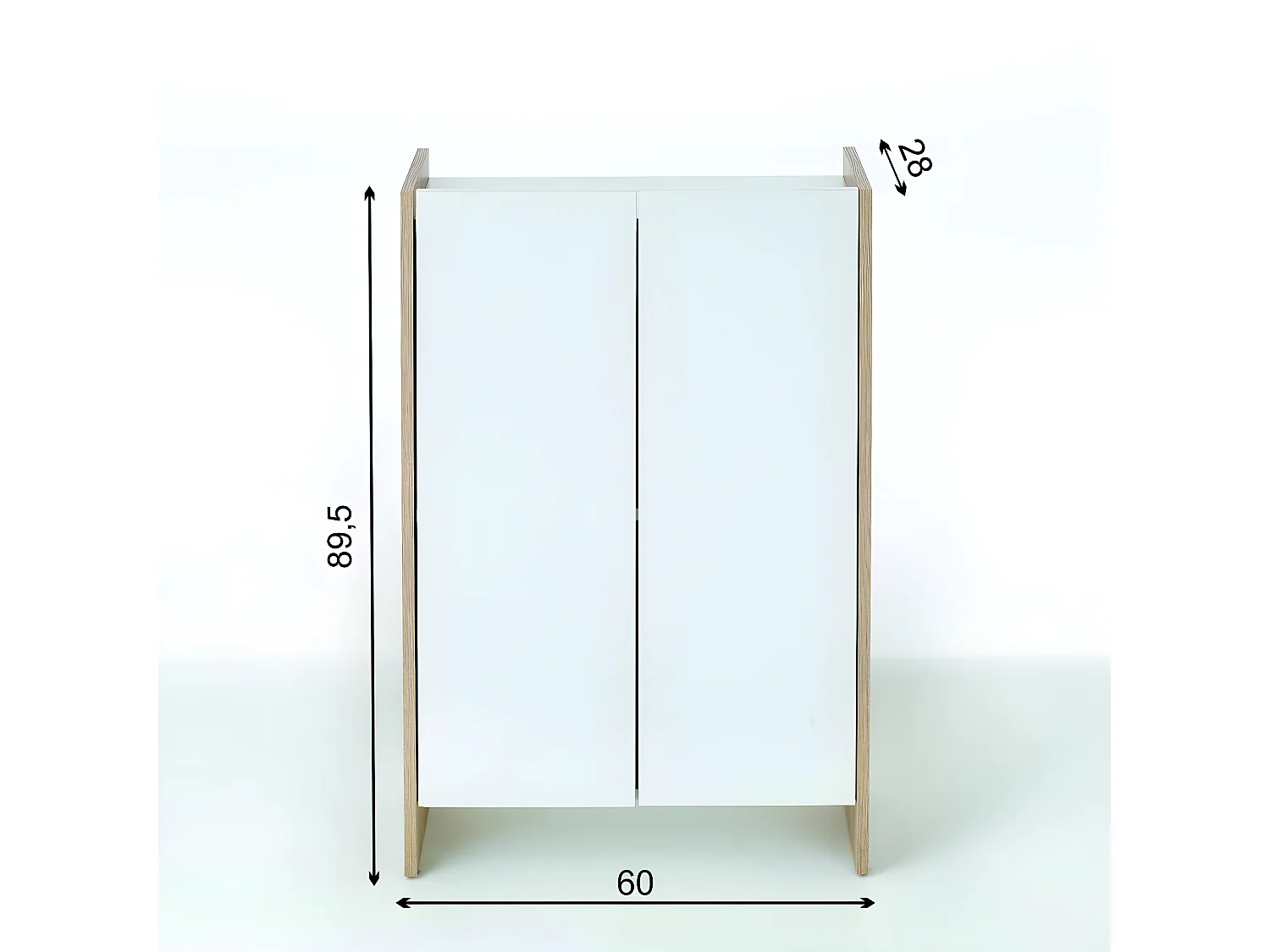 Armoire à Usages Multiples Cora, Sonoma, 60x28x90 cm, EPIKASA