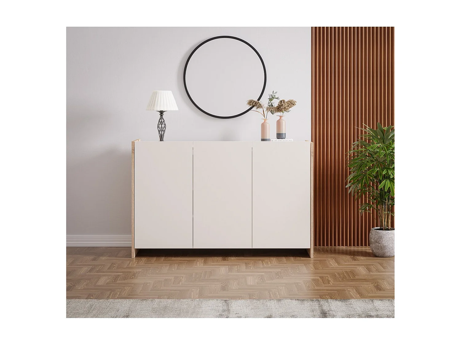 Armoire à Usages Multiples Cora, Sonoma, 139,8x45x90 cm, EPIKASA