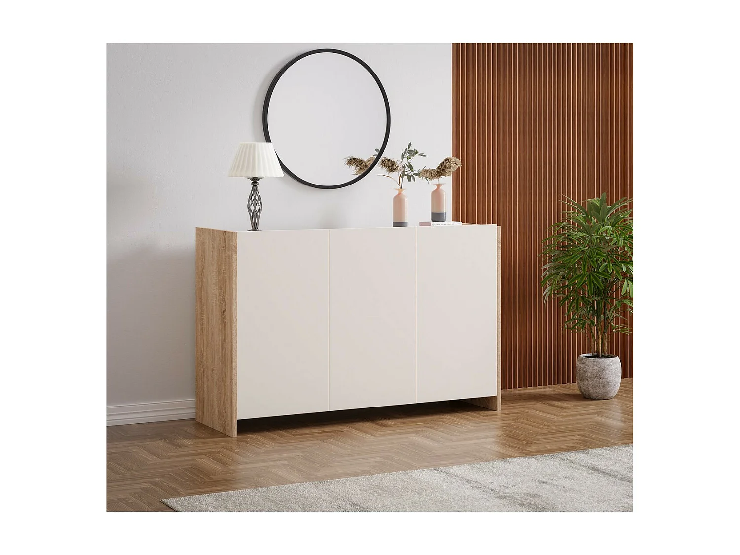 Armoire à Usages Multiples Cora, Sonoma, 139,8x45x90 cm, EPIKASA