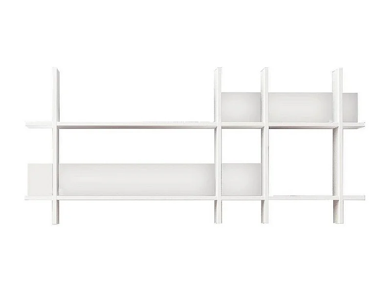 Mensola Beads, Bianco, 150x22x70 cm, EPIKASA