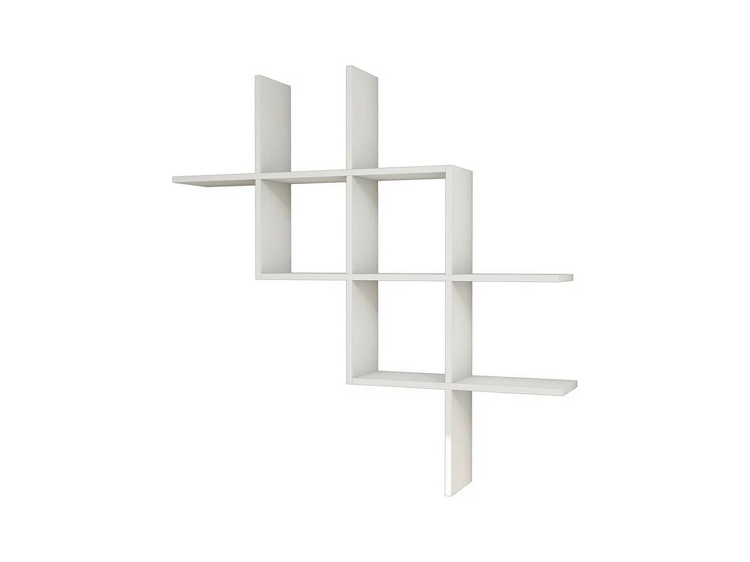 Plank Boite - Wit - 125x22x125 cm - EPIKASA