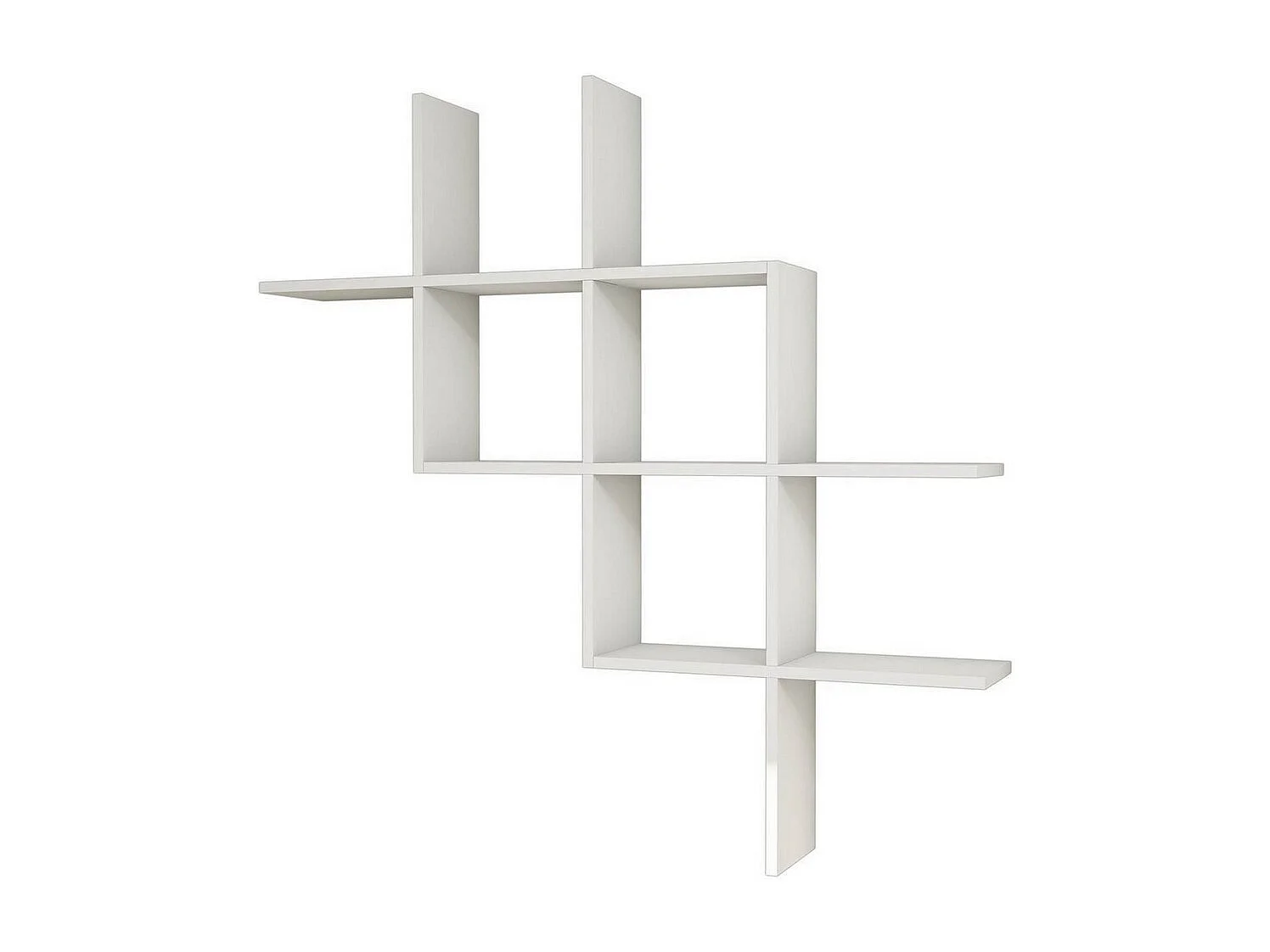 Plank Boite - Wit - 125x22x125 cm - EPIKASA