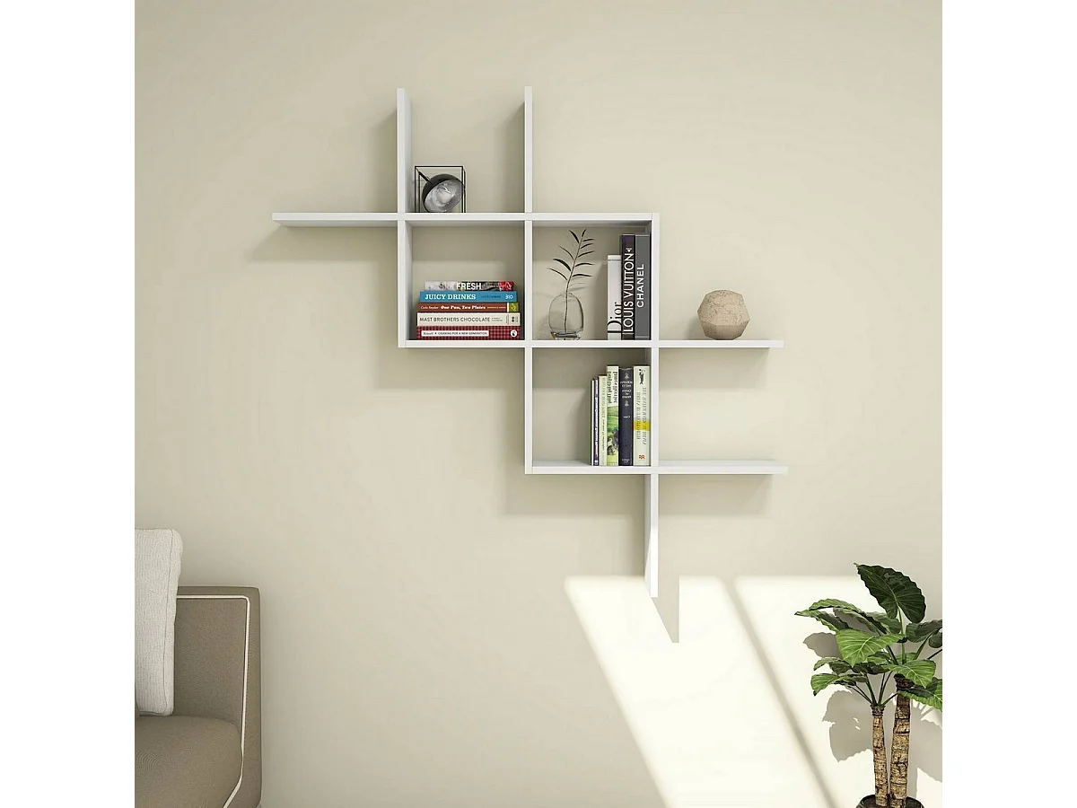 Plank Boite - Wit - 125x22x125 cm - EPIKASA