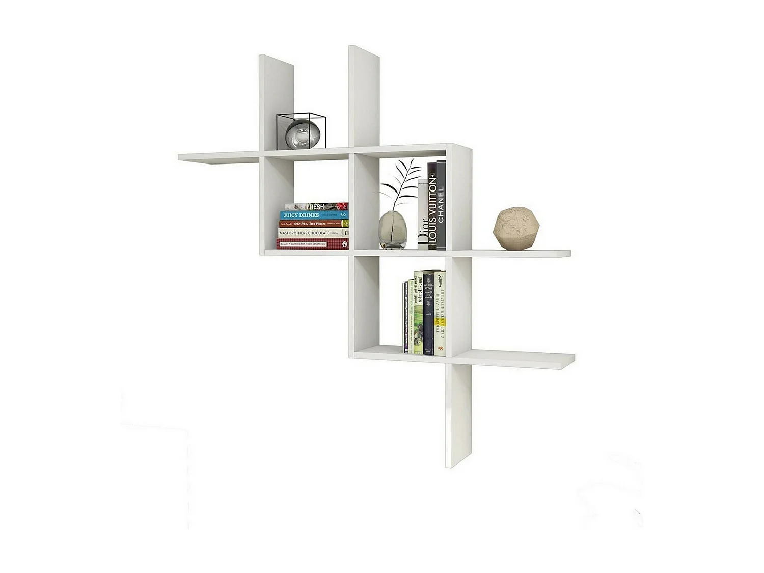 Plank Boite - Wit - 125x22x125 cm - EPIKASA