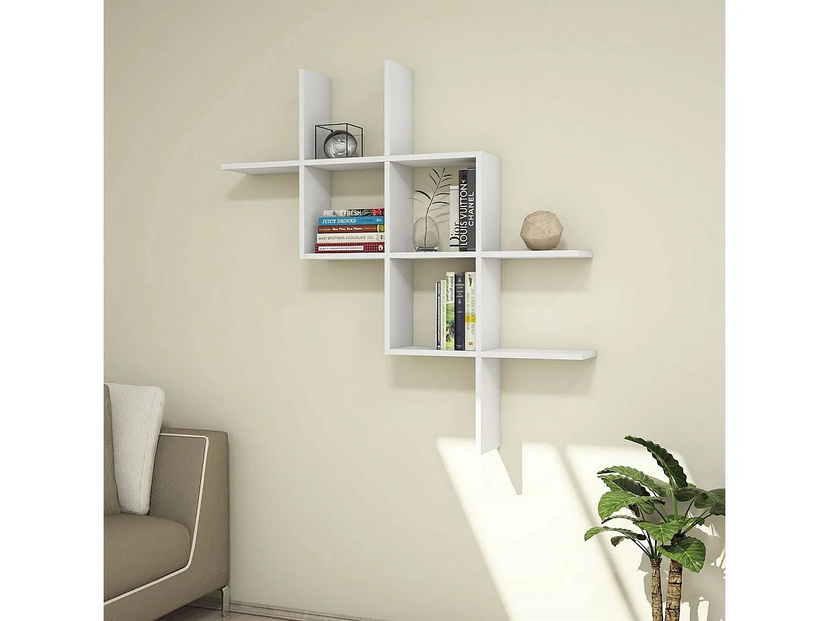 Plank Boite - Wit - 125x22x125 cm - EPIKASA