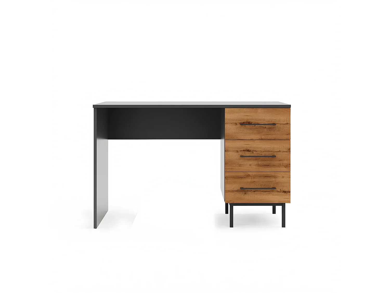 Bureau Moderne Volga, Anthracite, 120x60x75 cm, EPIKASA