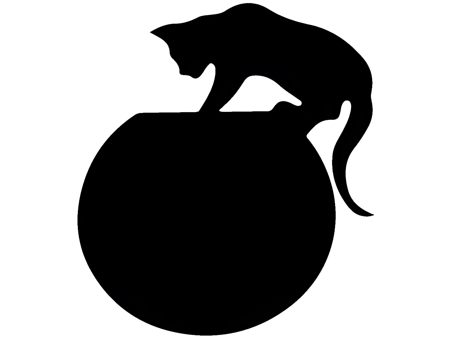 Sticker ardoise tableau noir - stickers muraux adhésif effaçable - CHATON SUR L'AQUARIUM + 4 CRAIES LIQUIDES - 130x115cm