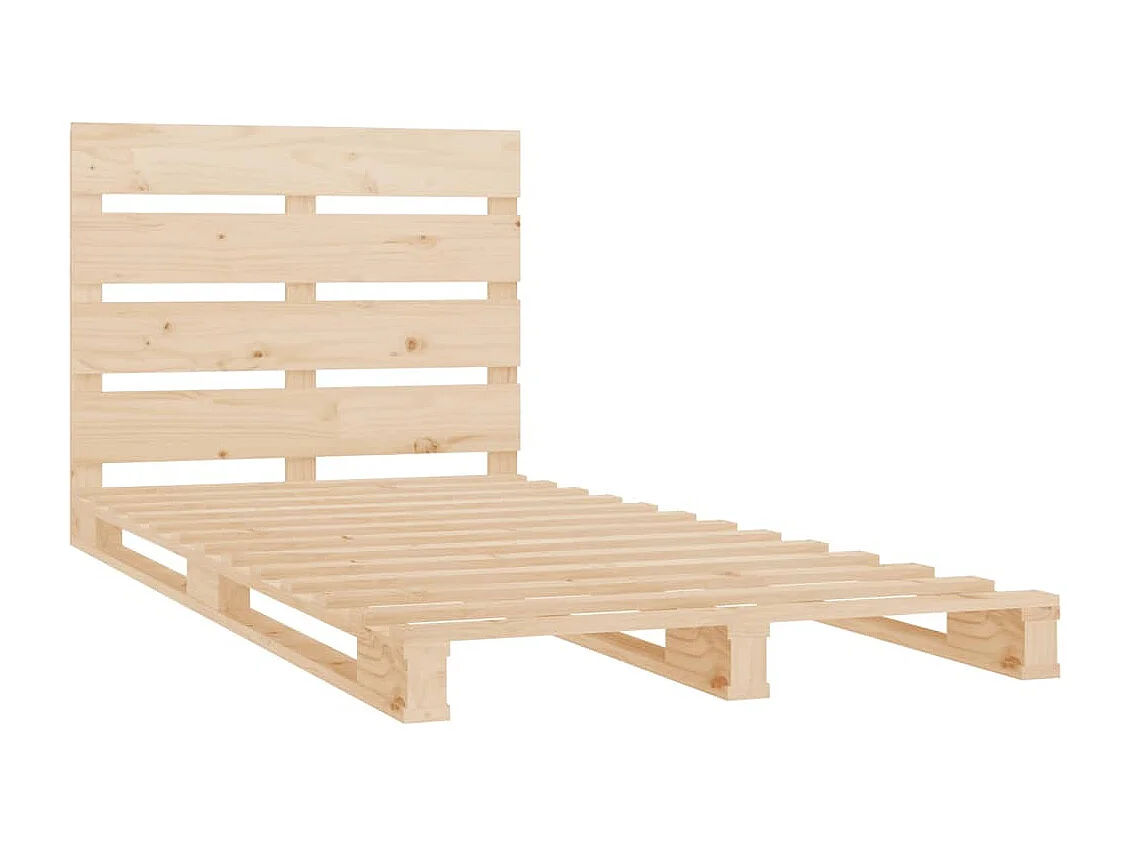 Cadre de lit sans matelas 90x200 cm bois de pin massif