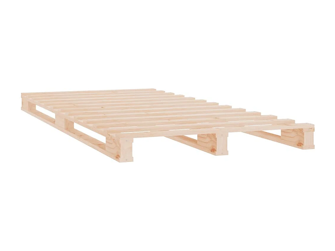 Cadre de lit sans matelas 90x200 cm bois de pin massif