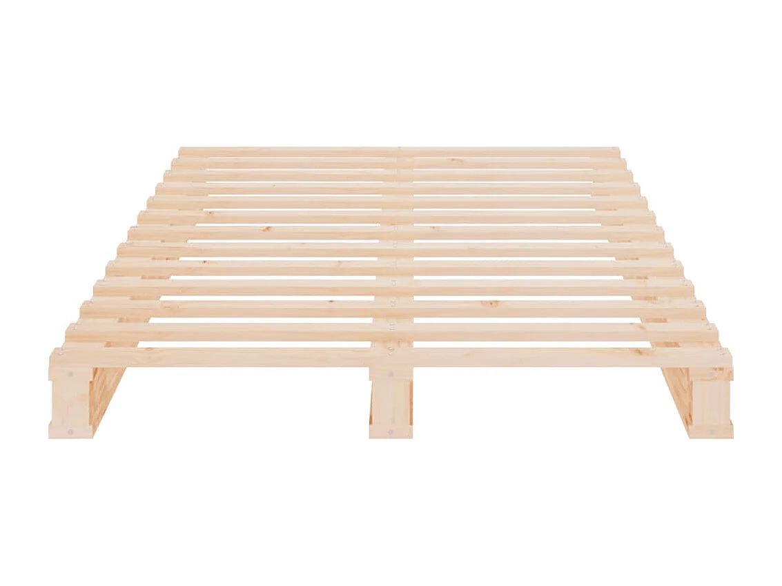Cadre de lit sans matelas 90x200 cm bois de pin massif