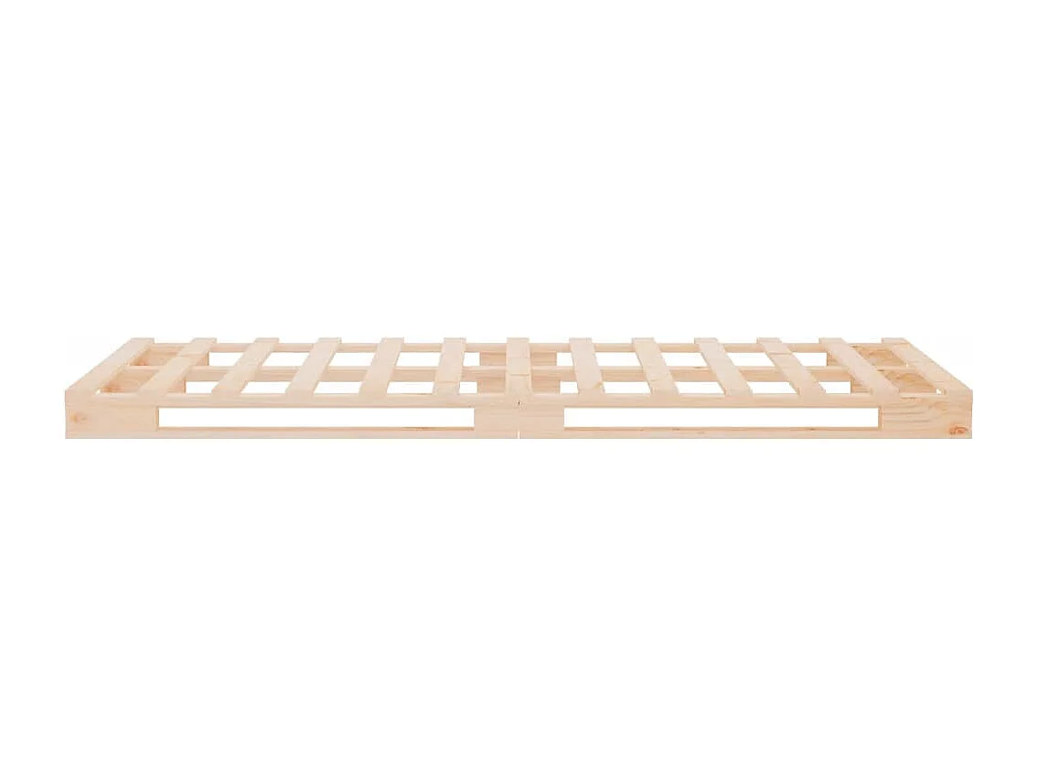 Cadre de lit sans matelas 90x200 cm bois de pin massif