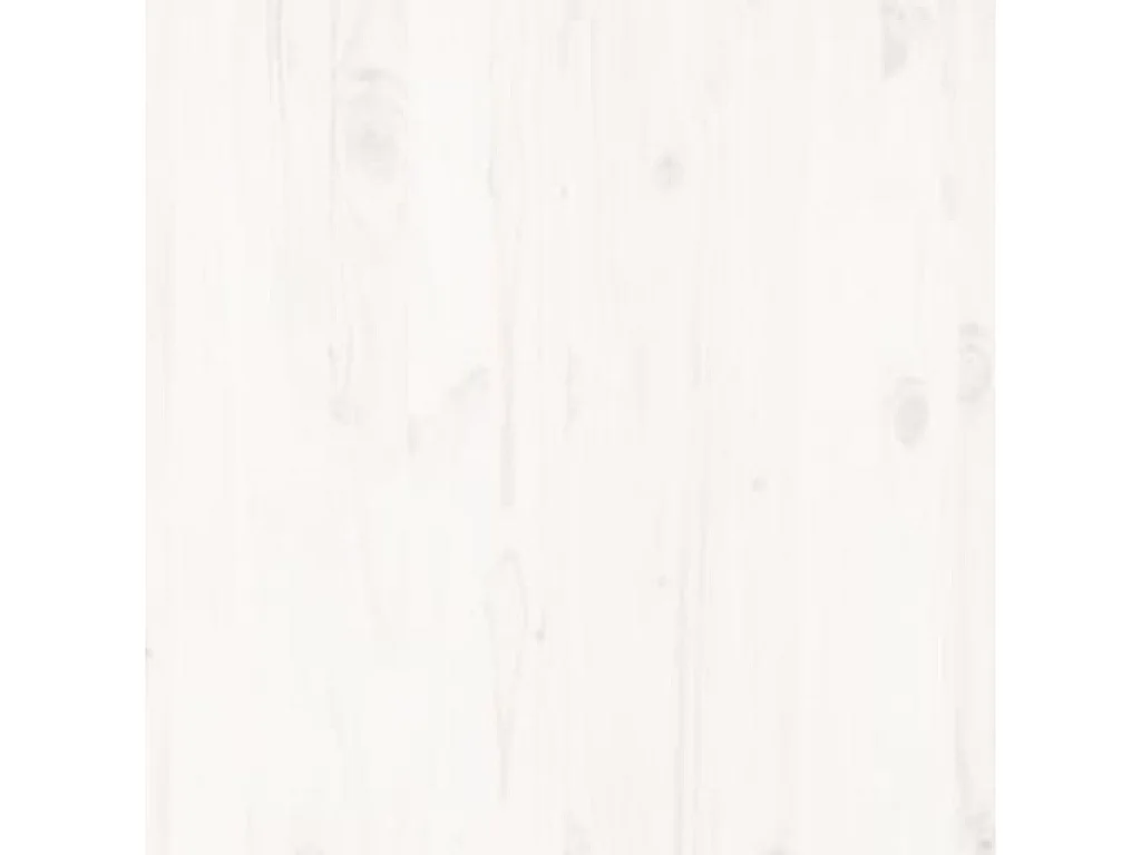 Giroletto Bianco in Legno Massello 135x190 cm Double