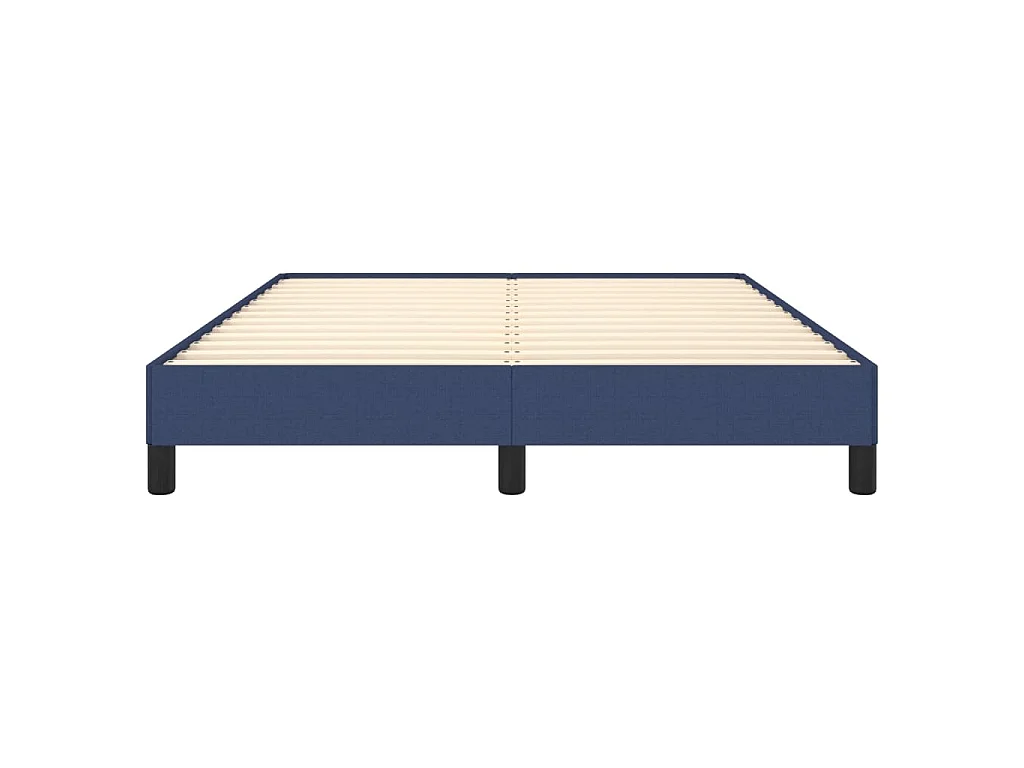 Bedframe zonder matras stof blauw 140x190 cm