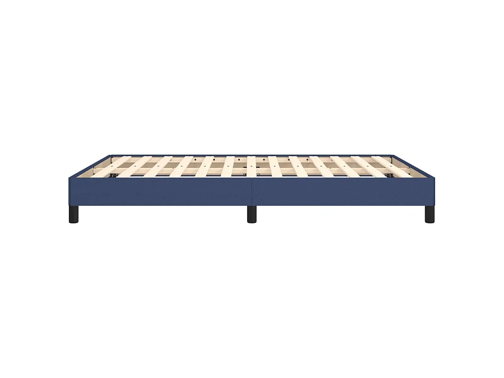 Bedframe zonder matras stof blauw 140x190 cm