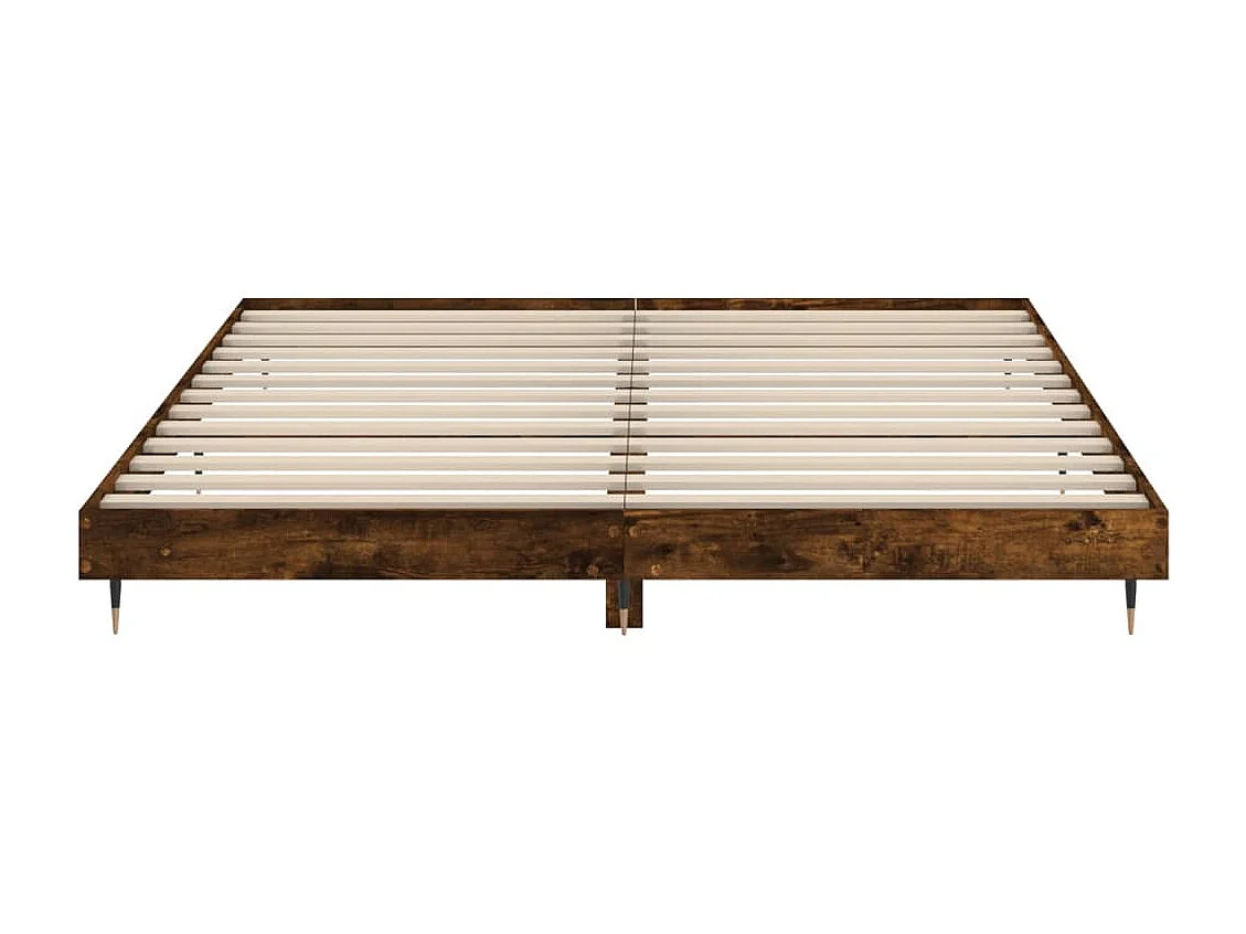 Giroletto senza Materasso Rovere Fumo 120x200 cm in Truciolato