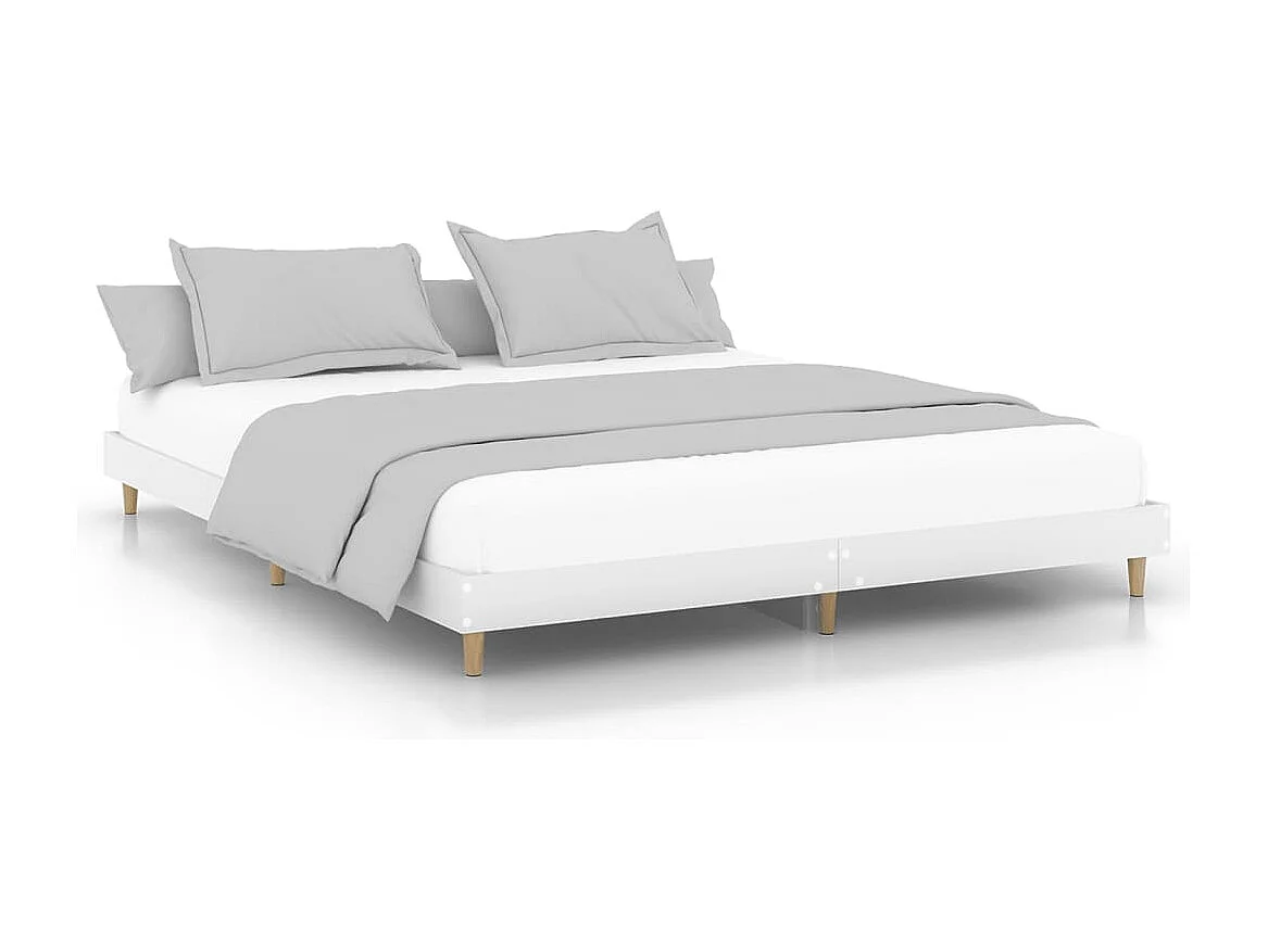 Estrutura de cama sem colchão 180x200 cm branco