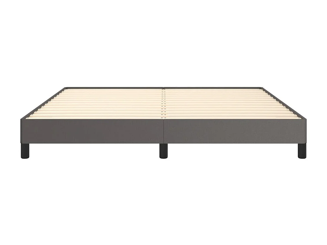 Bedframe kunstleer grijs 180x200 cm