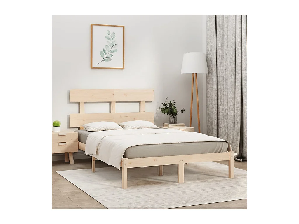 Bedframe massief hout 180x200 cm