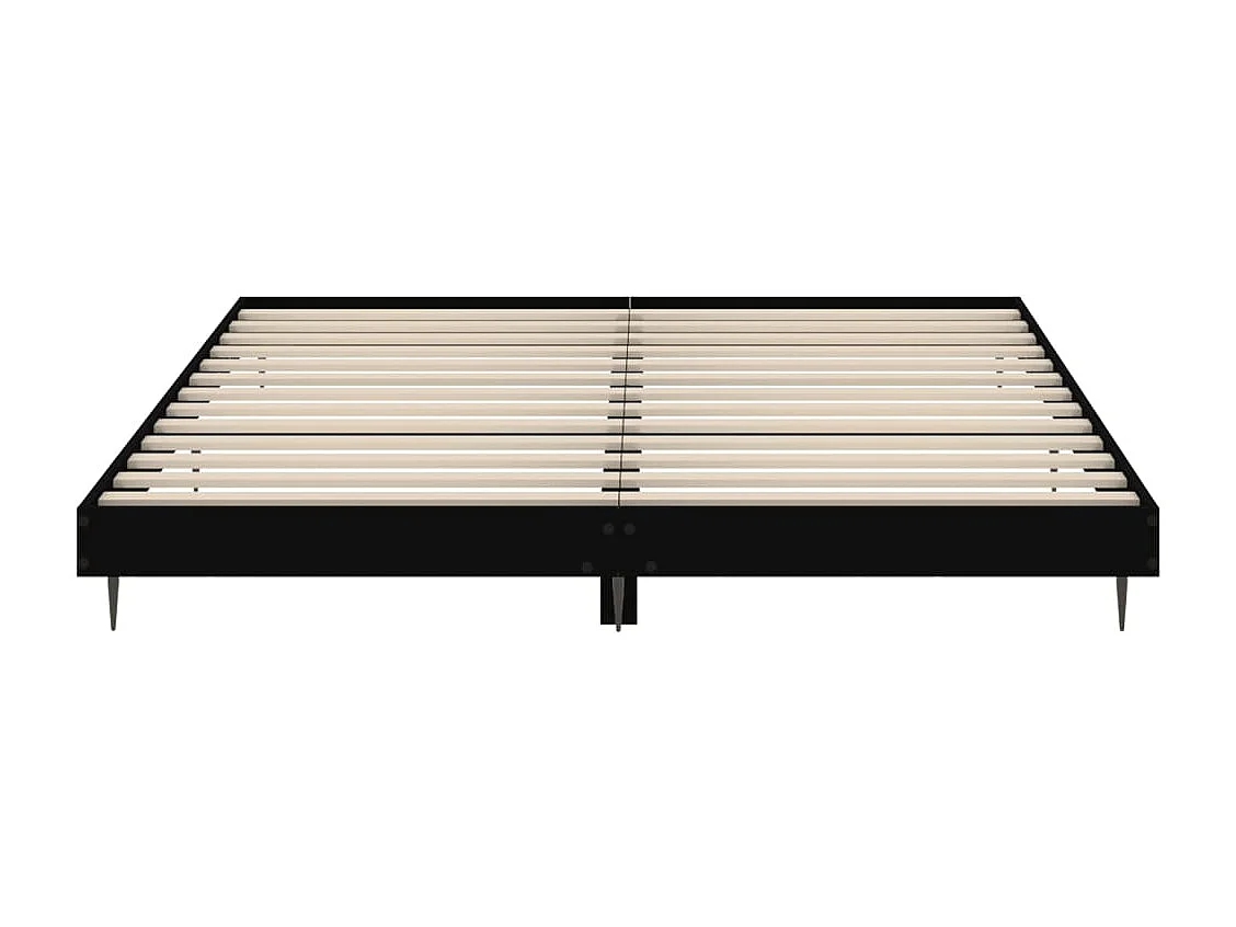 Bedframe zonder matras 180x200 cm spaanplaat zwart